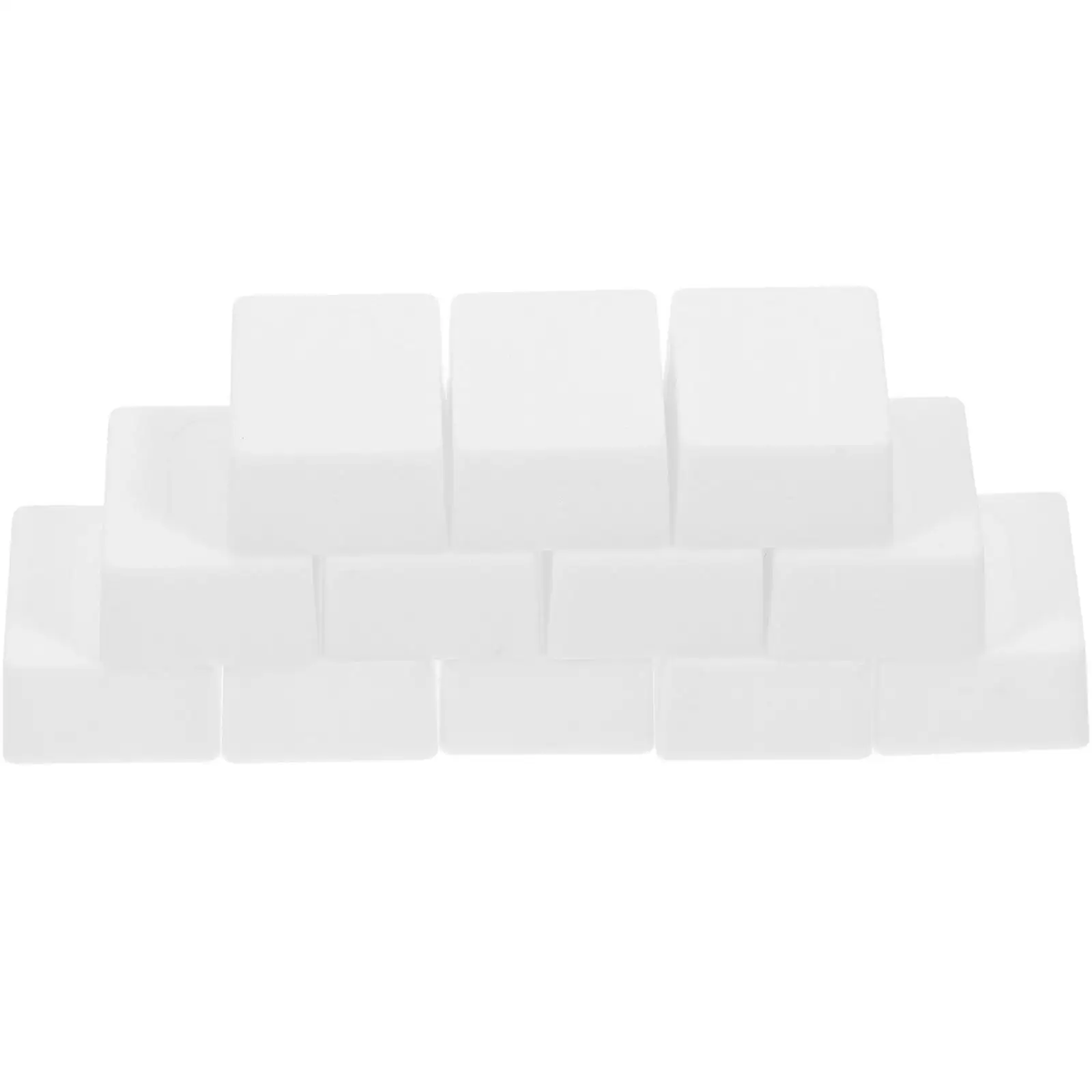 Caja de pintura vacía de 12 Uds., sartenes de acuarela, suministros de dibujo de viaje de plástico blanco DIY, reutilizable, limpieza segura para estudiantes