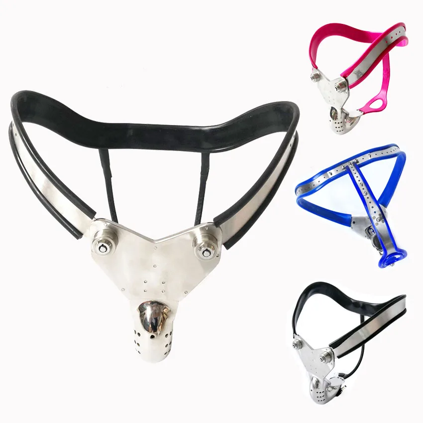 

Male Chastity Device Stainless Steel Chastity Belt Male Bondage Removable Restraint Cock Cage Sex Toys For Man Couple B version