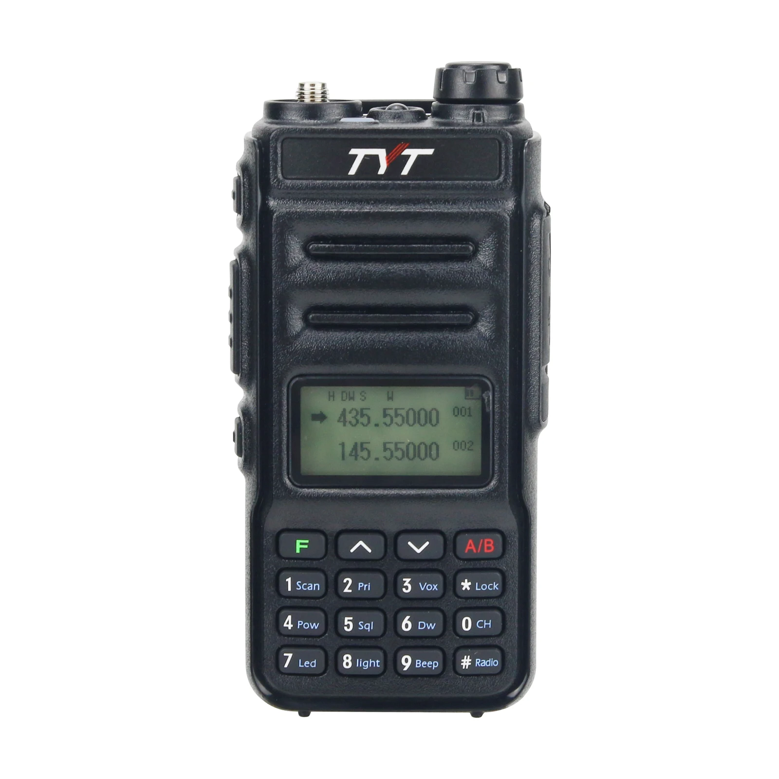 Imagem -02 - Walkie Talkie Vhf Uhf Rádio 8w Vhf Uhf Transceptor com Fone de Ouvido para Drivers de Negócios Th-uv88