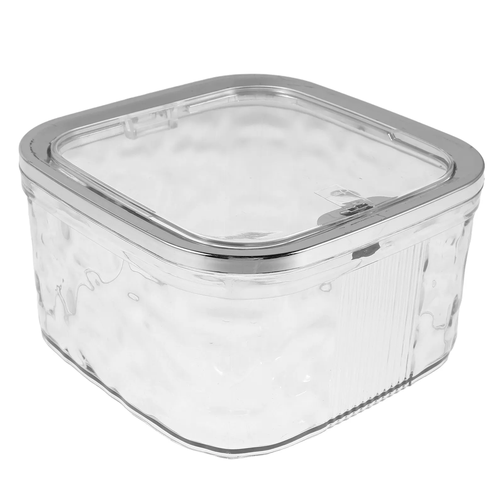 Hair Clip Organizer Box for Press to Open Lid Ample Space Clear Viewing Window Portable Hair Tie and Clip Storage