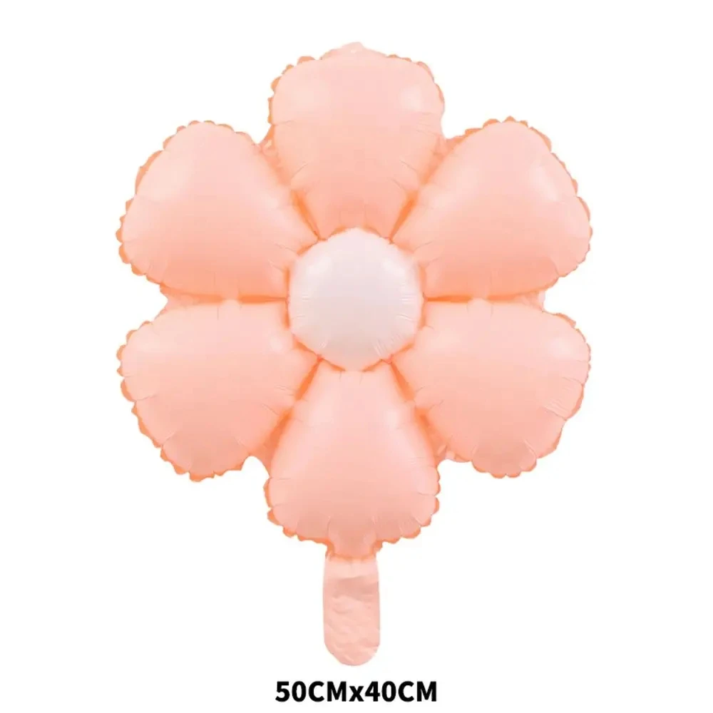 6Pcs/Set Candy Color Daisy Balloon SunFlower Foil Balloons Photo Props Wedding Birthday Party Decorations