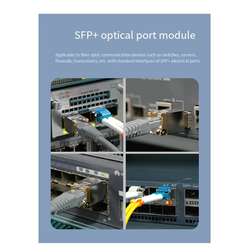 

M18K-Ethernet Module 10G 30M SFP To RJ45 CAT.6A Transceiver Compatible With For Mikrotik Optic Switch