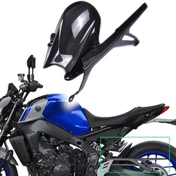For Yamaha MT09 MT-09 FZ09 FZ-09 2021 2022 2023 Motorcycle Accessories 3k Carbon Fiber Rear Fender Splash Mud Guard Mudguard