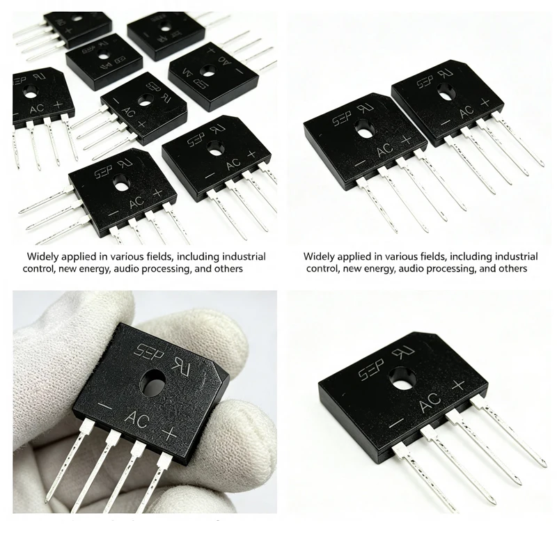 5Pcs GBU1010 Bridge Rectifier 15A 1000V DIP-4 Flat Single Phase Diode Rectifier AC To DC Power Supply Converter