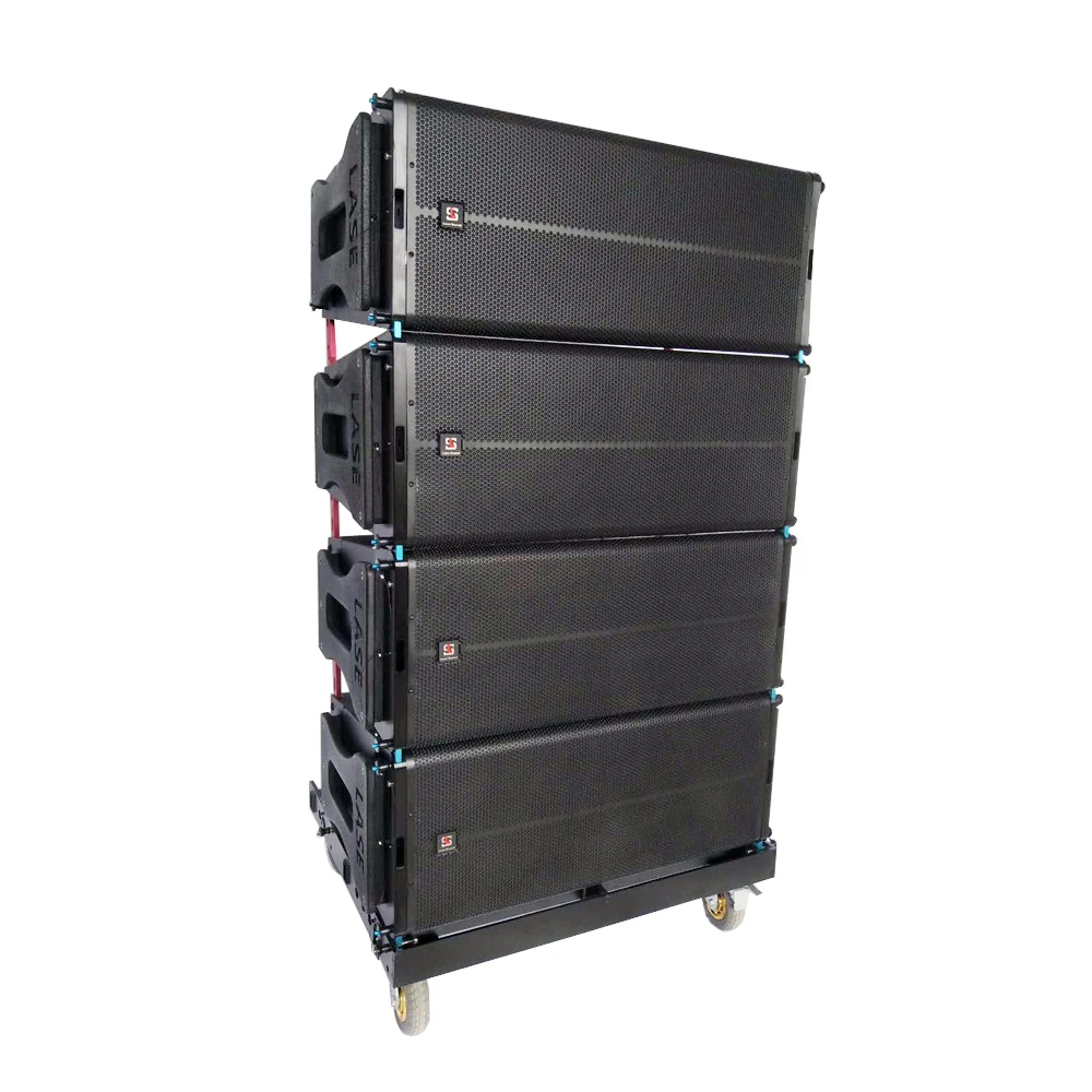 Professional Mixer Audio 3200W Dual 18 Inch Subwoofer Line Array Active Speakers Box pa System Speaker
