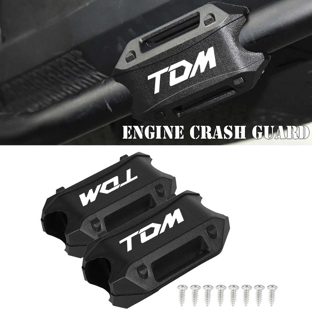 

FOR YAMAHA TDM 850 900 TDM850 TDM900 1991-2013 2014 Bumper Engine Guard 25MM Protection Block Crash bar Decorative Motorcycle