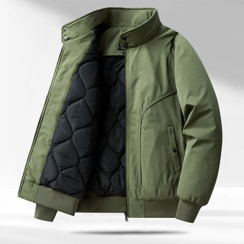 سترة طيران للرجال من Akkad Kuti Amekji - سترة سفر للتخييم في الهواء الطلق بياقة واقفة #3