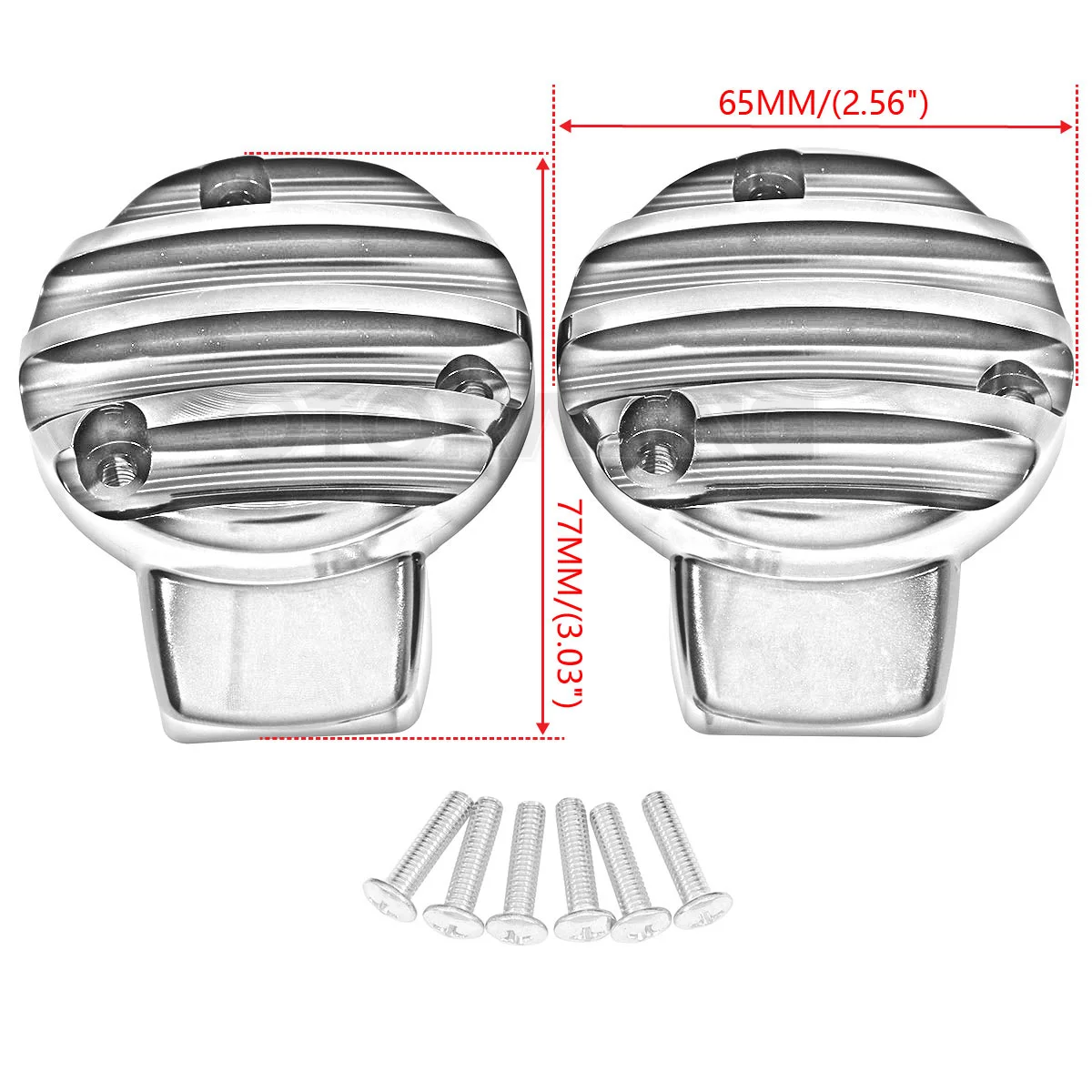 Motorcycle Ribbed Throttle Body Covers Kit For Triumph Bonneville T120 Thruxton 1200 R 16-22 Bobber 17-22 Speedmaster 18-22
