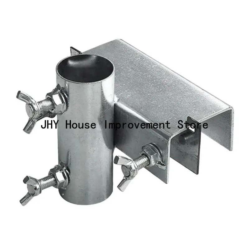 Patio Umbrella Clamp Fixator Versatile Heavy Duty Patio Umbrella Holder for Balcony Table Courtyard Bleachers Railing Outdoor
