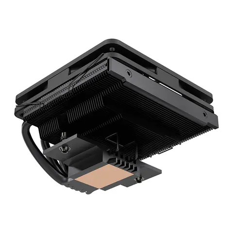 METALFISH DH670 Low Profile CPU Cooler 6 Heatpipes 67mm Height ITX CPU Radiator 120mm PWM Fan For LGA 1700 1200 2011 AM4 AM5