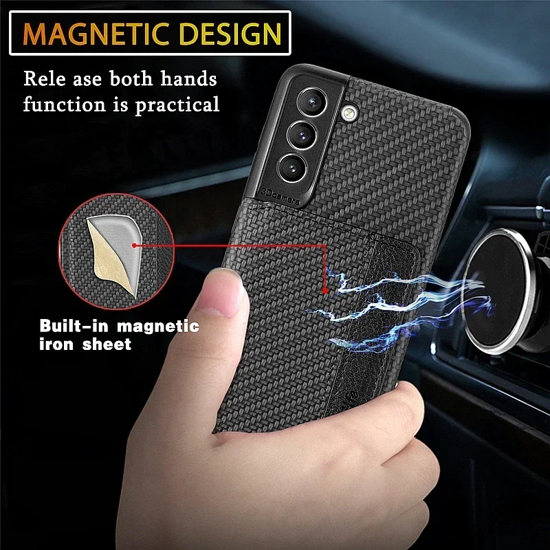 Wallet Card Case For Samsung Galaxy A56 A57 A55 A54 A53 A52 A37 A36 A35 S22 S23 S24 S25 Edge S26 Ultra FE Plus Magnet Cover Case
