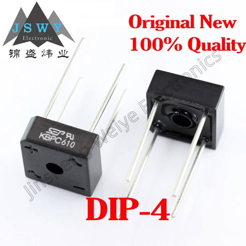 Hot Selling Rectifier Bridge KBPC810 KBPC610 KBPC310 KBPC1010 KBPC506 100% Brand New Single Phase Rectifier 5PCS FREE SHIPPING