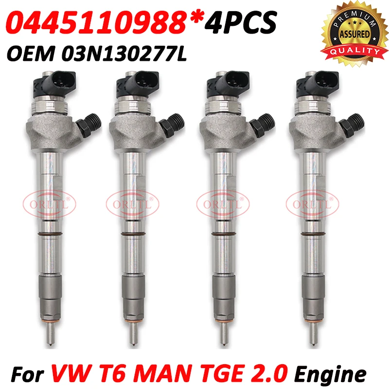 4PCS 0445110988 Die… - image