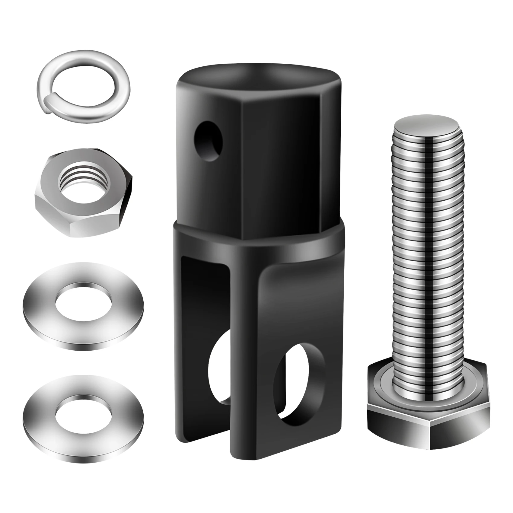 Scissor Jack Adaptor 1/2 Inch for Use with 1/2 Inch Drive or Impact Wrench Tools IJA001