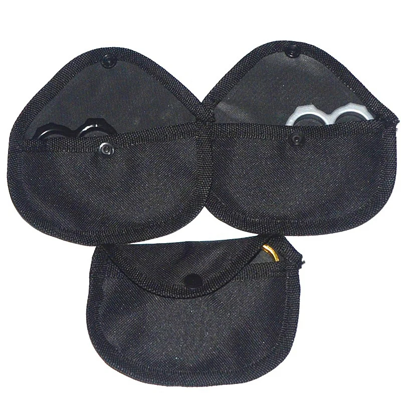 EDC Finger Tiger Protection Bag Iron Four-finger Cloth Cover Oxford  tool waist bag is suitable for small parts storage