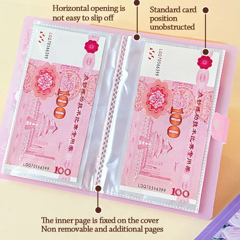 Save Money 100 Envelopes Money Saving Challenge A6 Oil Painting Waterproof Savings Binder Large Capacity Reusable