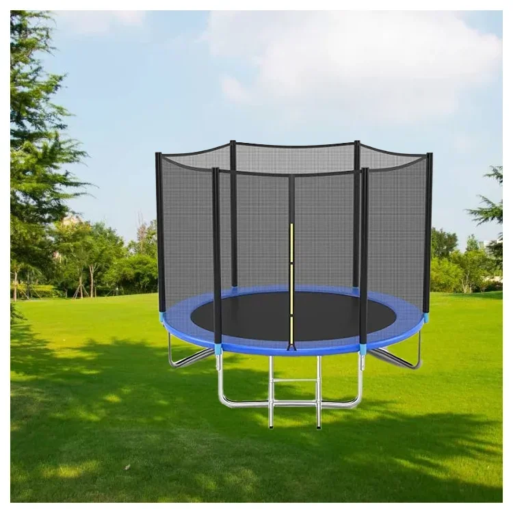 l # Large Outdoor Elastic Fitness Trampoline for Adults and Children Home Use PP PVC Plastic and Steel Material for Girls Boys