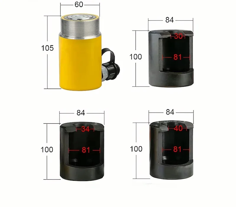 Pneumatic ball head remover car steering rod rocker ball head extractor hydraulic large truck ball cage removal tool