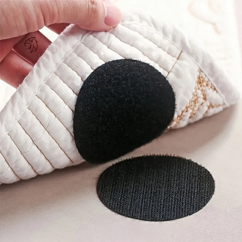 12pairs Self Adhesive Anti-Slip Grip Mats Reusable 50mm Bed Sheet Mattress Holder Fastener Tape Furniture Protectors Pads