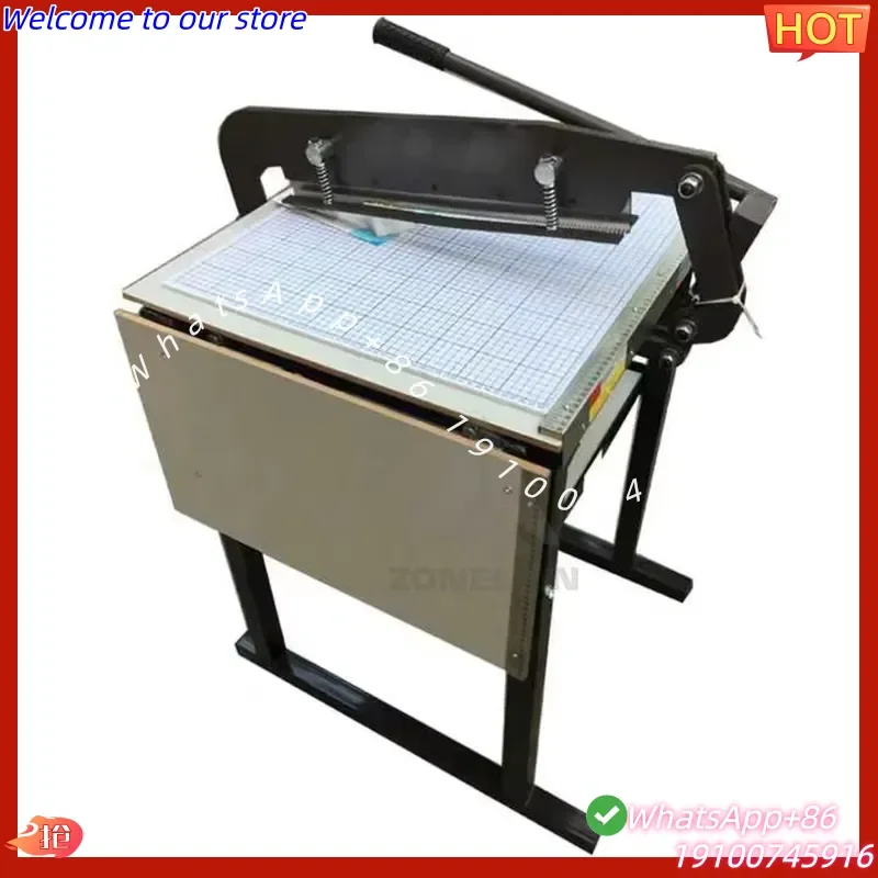 2026Hot Manual Toothed Blade Zig Zag Fabric Sample Swatch Cutting Machine Textile Cloth Strip Cutter Machine