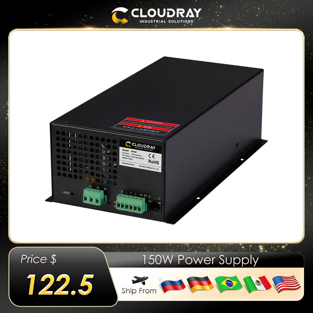 Cloudray 130-150W CO2 Laser Power Supply for CO2 Laser Engraving Cutting Machine M150 Category