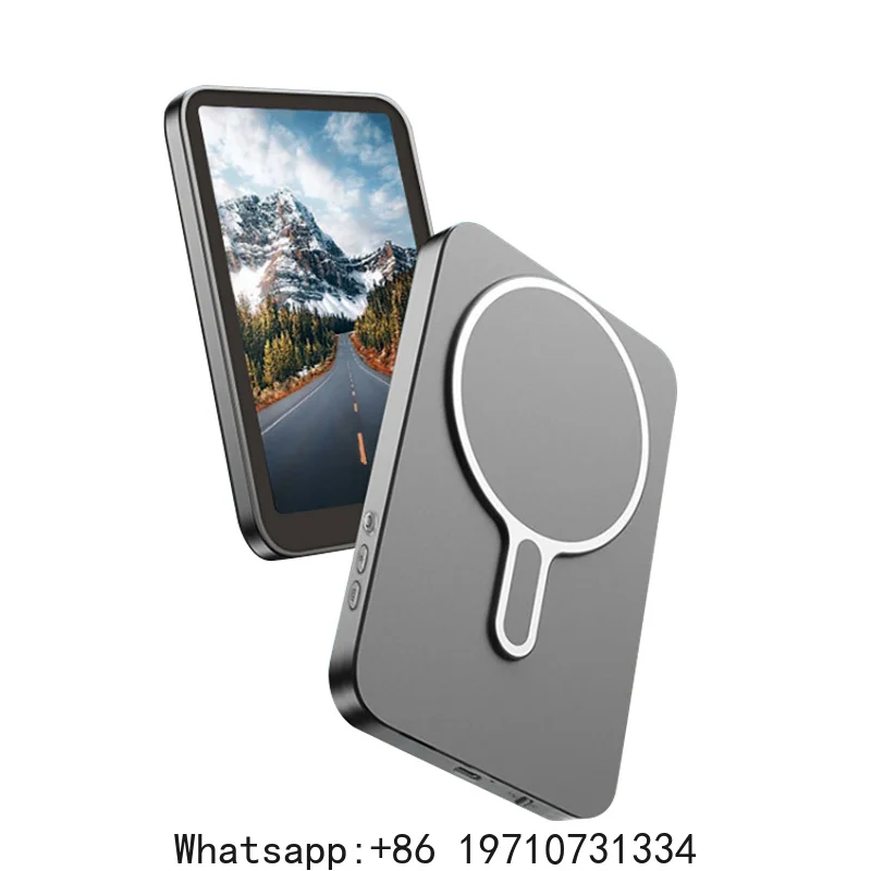 Smartphone Wireless Magnetic Monitor Screen for Phone Rear Camera Selfie Vlog Live Stream Video Recording