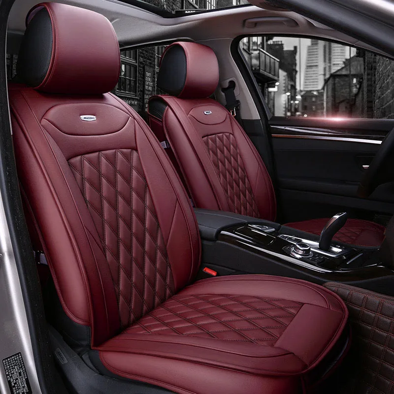 

Universal Leather car seat covers For Cadillac ATS CTS SRX XTS Escalade CT4 CT5 CT6 all car model accessories Vehicle supplies