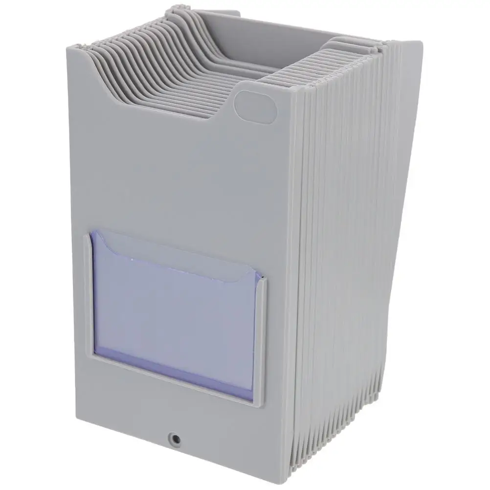 Warehouse Material Card Rack 15 Position Superior Plastic Wall Mounted Attendance Cards Holder Multi Pockets Storage ganizers