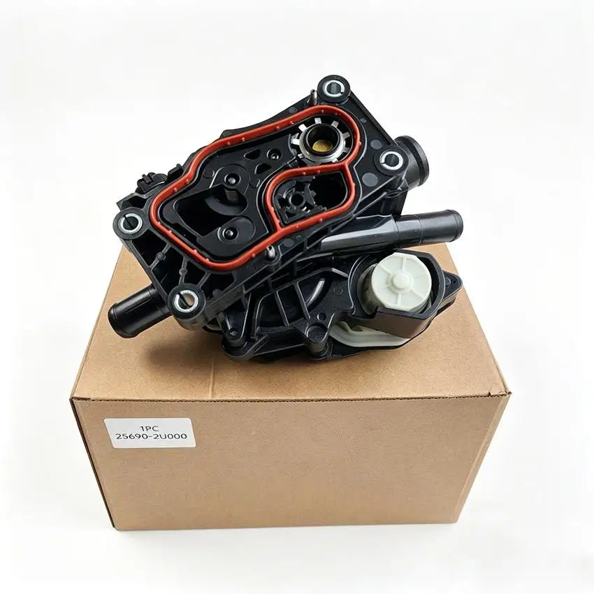 25690-2U000 Nagelneuer Motorthermostat mit Dichtung für Hyundai Tucson 2018-2020 Kia Seltos 2019-2022 256902U000 – Detail 1