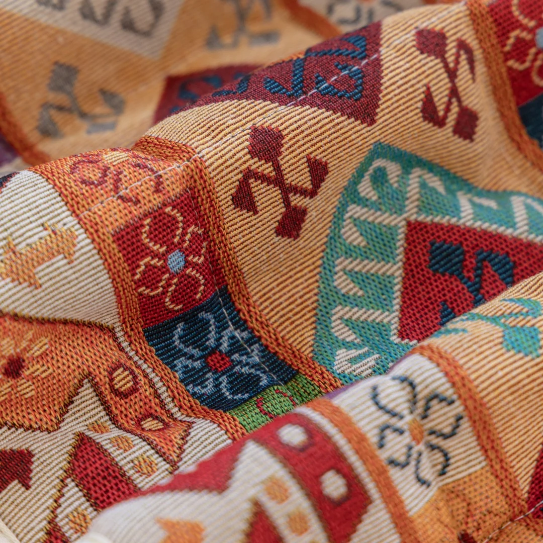 1pc Boho Pattern Quilting Thick Sofa Pad, Anti-Slip All Seasons Sofa  Cover for Living Room Couch Multiple Use Home Decor