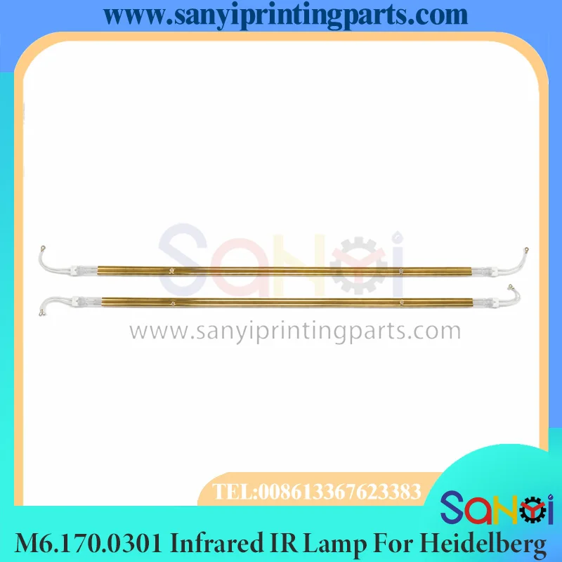1 Piece M6.170.0301 Infrared IR Lamp For Heidelberg Printing Machine Dryer Spare Parts