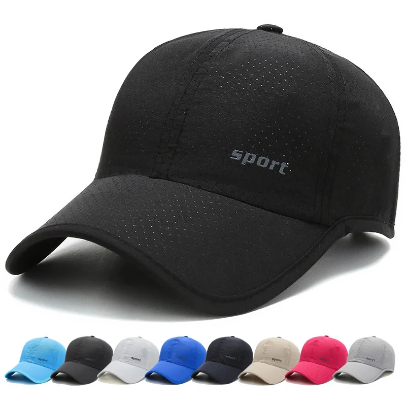 

Men's Women's Quick Dry Sports Mesh Breathable Baseball Caps, Trucker Hats, Fishing Visors