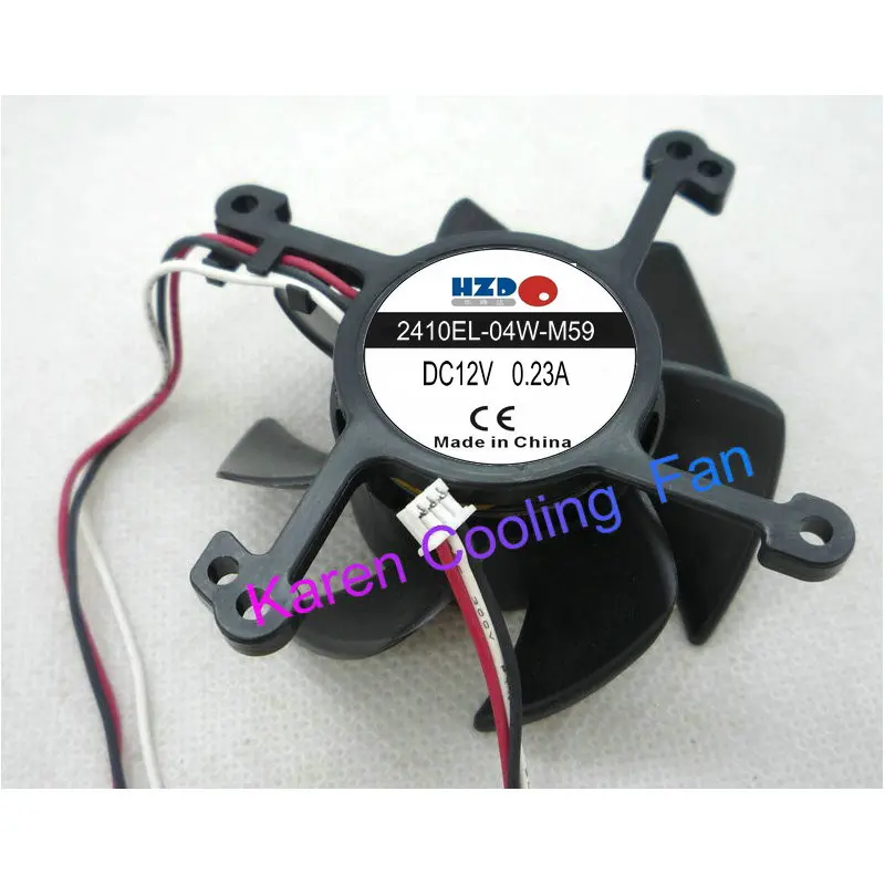 New Original 6cm 6025 12V 0.23A 2410EL-04W-B59 2410EL-04W-M59 H328E projector cooling fan Laptop heat skin image 3