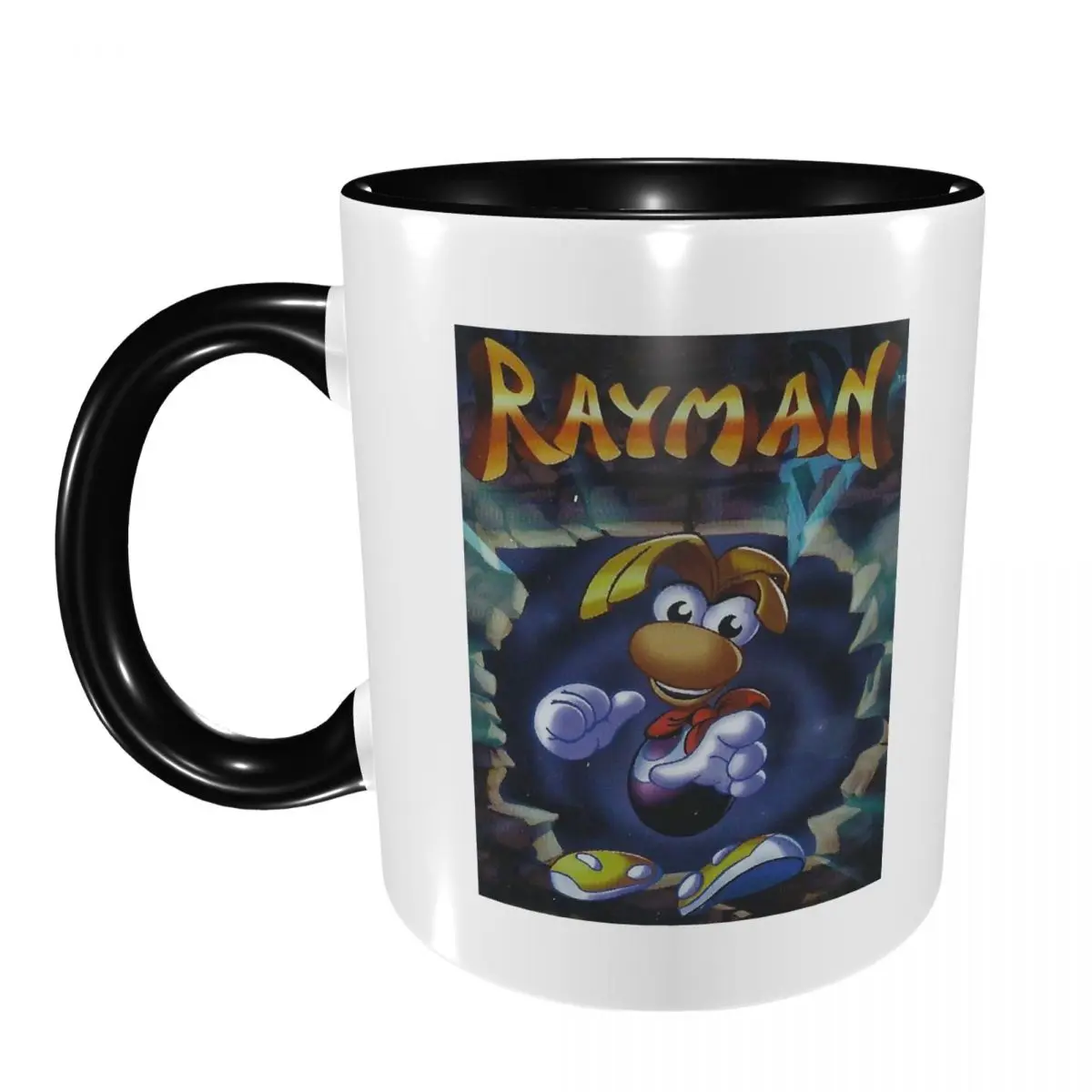 Ps1 Rayman Game Vintage Gamer Gaming Gamer Girl Videogames Mug Ceramic Coffee Cups Tea Mugs Milk Cup Drinkware Gifts for Friends