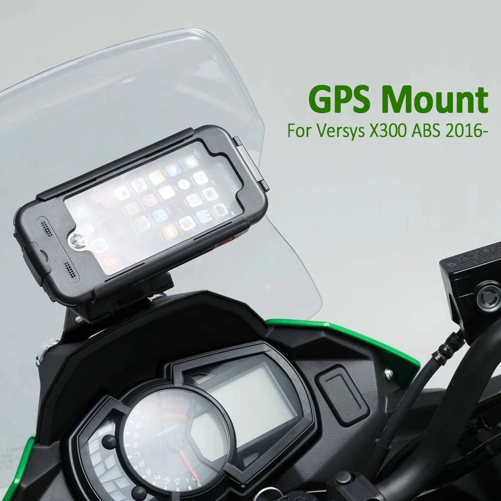 

Рамка GPS-навигации, кронштейн для крепления мобильного телефона, аксессуары для мотоциклов для Kawasaki Versys X-300 X300 X300 ABS 2016-2021