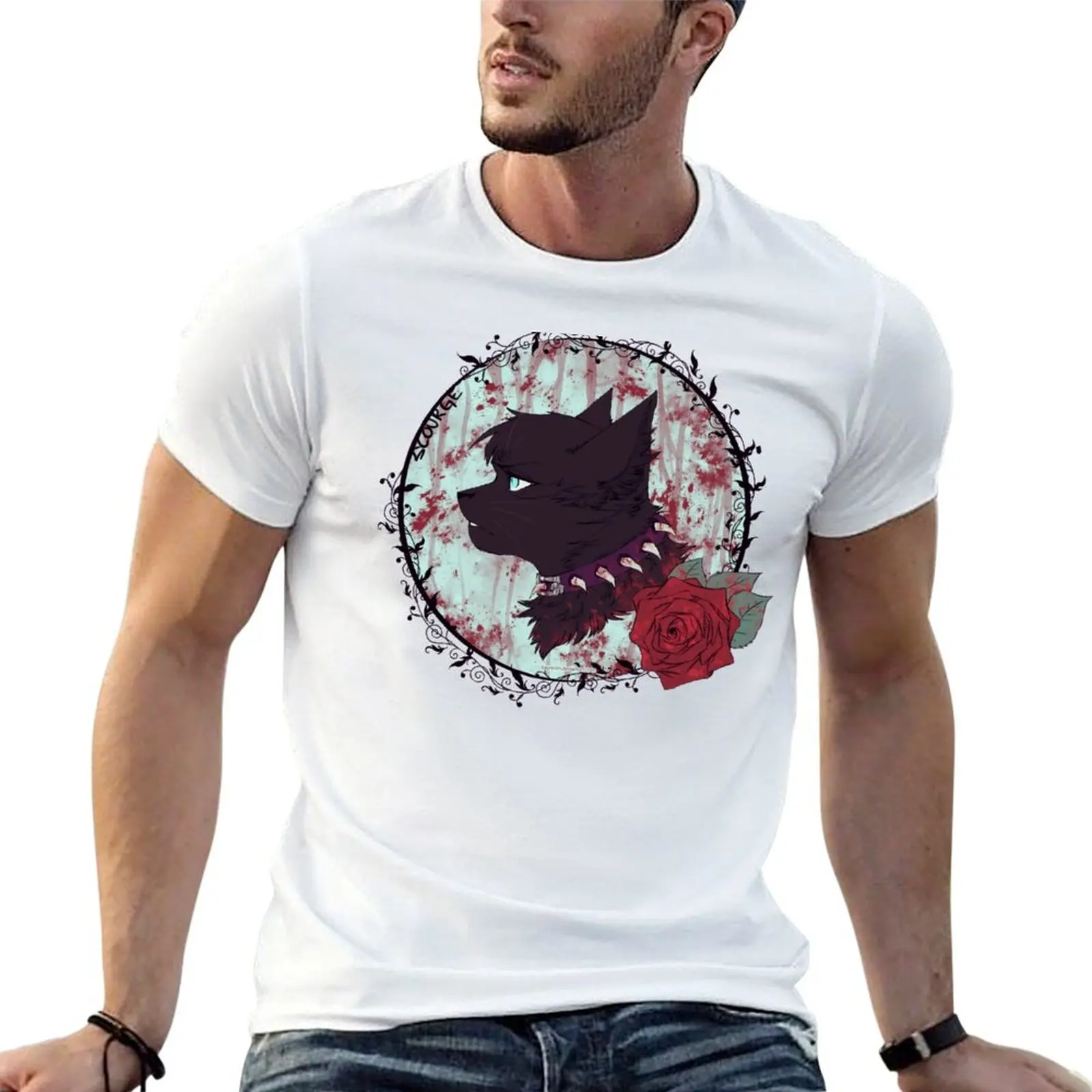Scourge T-Shirt oversize t-shirts man summer shirt t shirts for men cotton