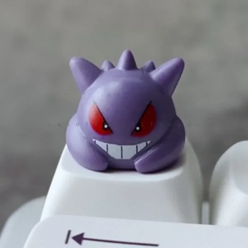 DIY personal isierte Pokemon Pikachu Gengar Togepi Keycaps transparente rosa herzförmige Keycaps mechanische Tastatur Kirsche MX Achse