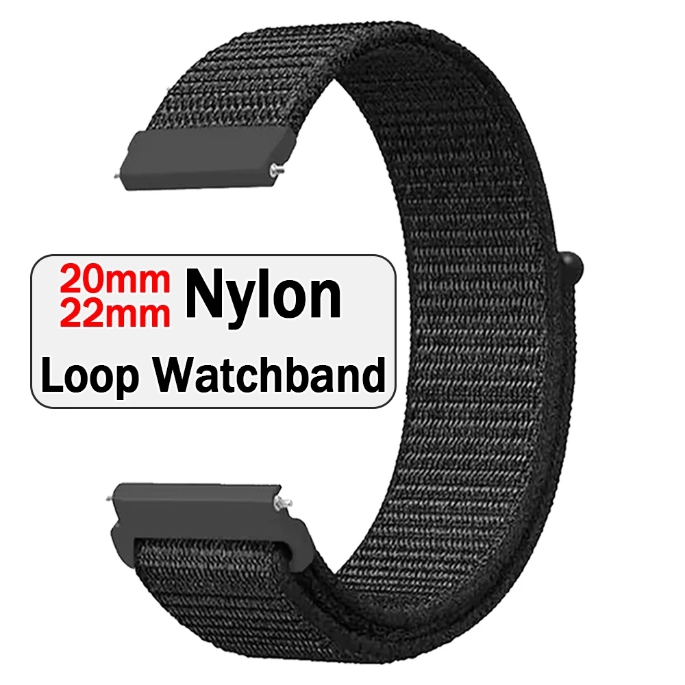 

Нейлоновые ремешки для часов 20-22 мм для Garmin Venu Sq 2 3 4/D2 Air X15 Forerunner 570 255 645 165 265, плетеные браслеты для HUAWEI WATCH