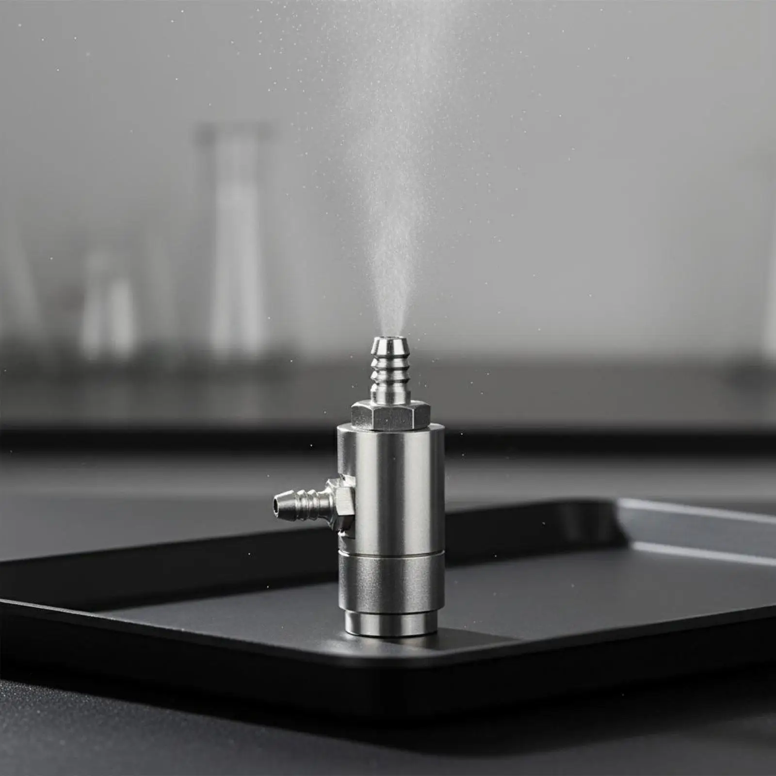 Stainless Steel Siphon Sprayer Nozzle Mini Atomizing Head for Misting Cooling System for Garden Fog Pump
