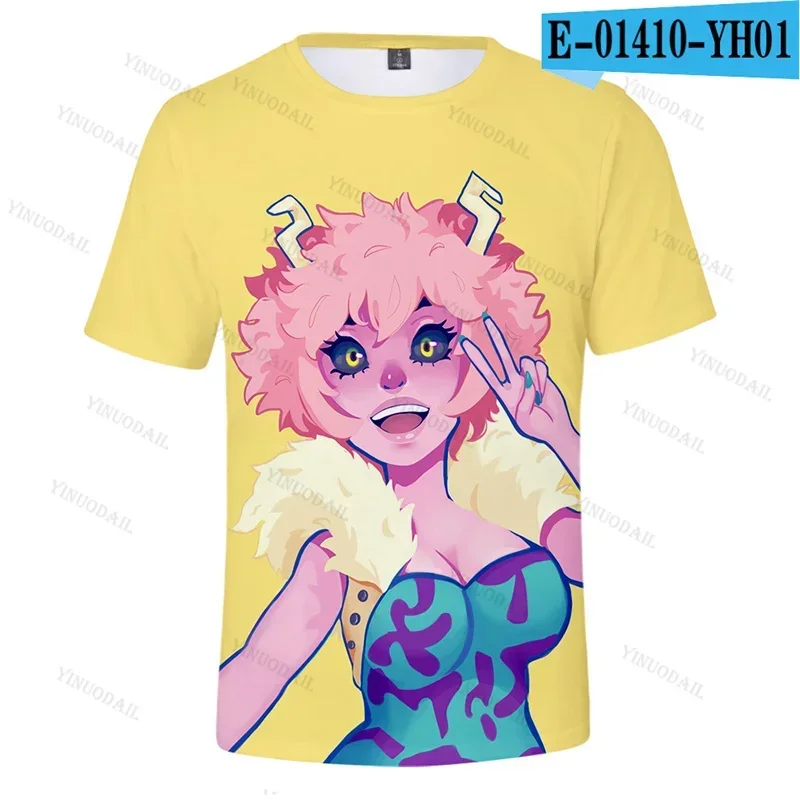 Kaminari Denki My Hero Academia T-shirt Tees Kids Boys T Shirt All·Might Anime Figures Tops Gifts for Halloween Christmas