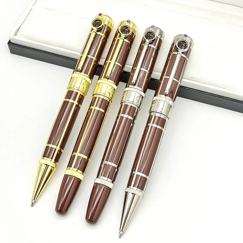 

Lan Sir Arthur Conan Doyle Brown Color MB Roller/Ballpoint Pen With Magnifying Gass Round Design Writer Edition B-Quality