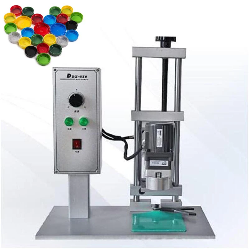 Desk Automatic Capping Machine,Round Caps,Capping Diameter 10-50mm Screw Capper Machine,Bottle Cap Lid Electric DDX-450