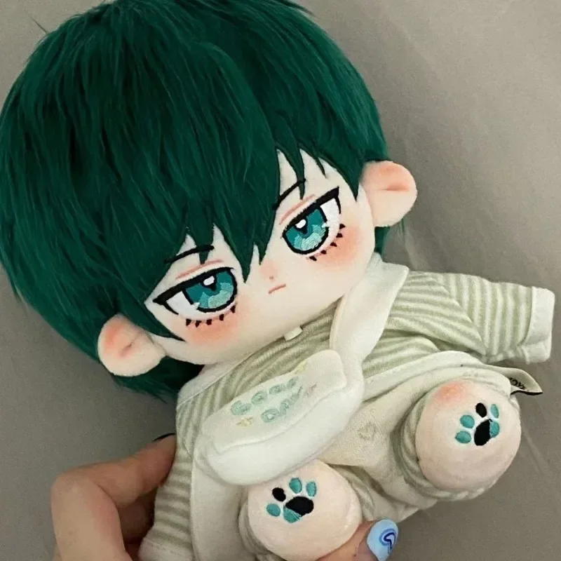 20cm Blue Lock Rin Itoshi Cute Cosplay Anime Plush Cotton Doll Body With Skeleton Cartoon Soft Plushies Model Toy Figures Gifts