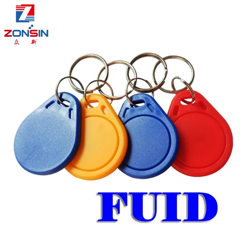 5pcs/lot FUID Tag One-time UID Changeable Block 0 Writable 13.56Mhz RFID Proximity keyfobs Token Key Copy Clone