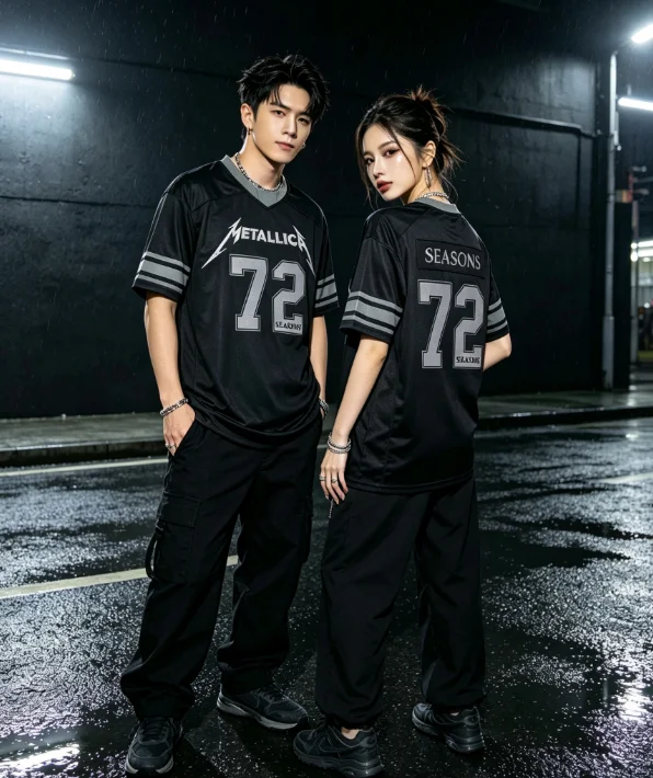 2026 Metallica M72 Tour Football Jersey T-shirt, Men Summer 3D Printed Sports Training Shirt  Family Matching Sweatshirt Shirt