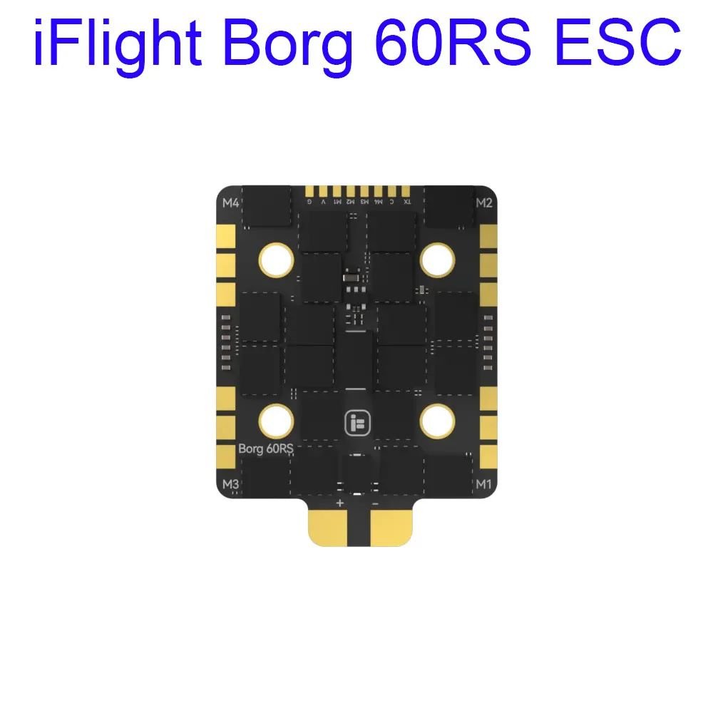 

New iFlight Borg 60RS ESC 4-IN-1 with 20x20mm Mounting Holes for FPV Parts