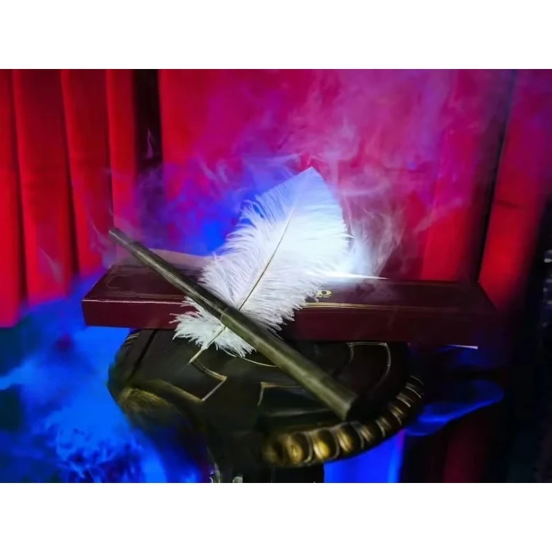 Magic Tricks, Floating Light, Stage Idealism, Holding Up Illusion Feathers