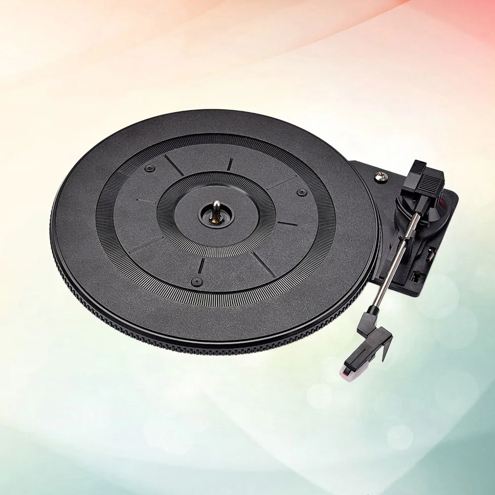 Vintage Vinyl Record Player Turntable Portable Replacement Stylus Built-in Preamp Adjustable Counterweight Audio Video view 3
