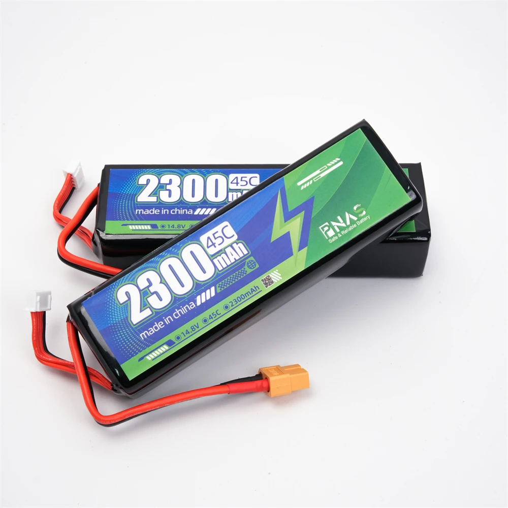 Casing Keras Lithium-Ion Kapal Rc Performa Tinggi 6S 2300Mah 14.8V 45C