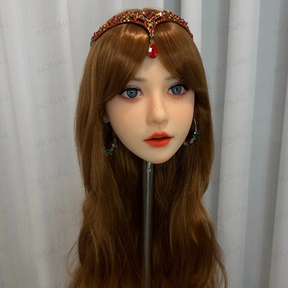 

Female head model,female head,new design,Mannequin Head,TPE material,Training Hair,limited edition,Removable wig,jewelry and hat